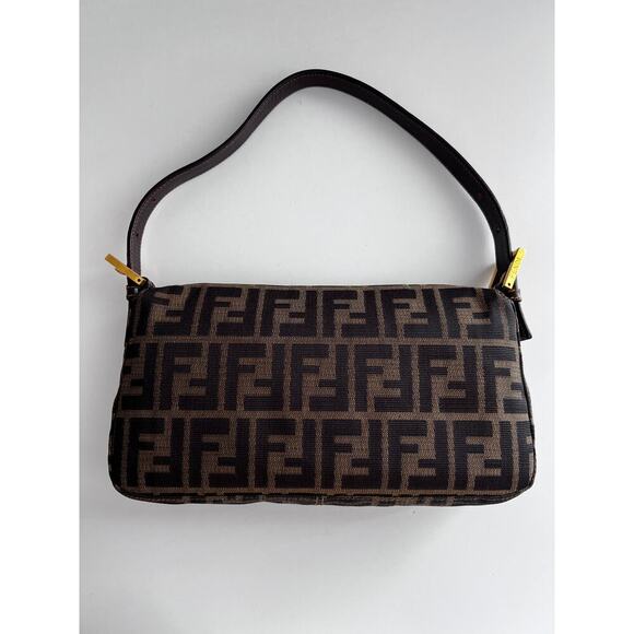 Vintage Fendi gold hardware zucca baguette - Picture 3 of 6